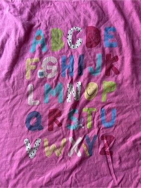 Callie Danielle Alphabet Graphic Tee - Teacher Shirt
